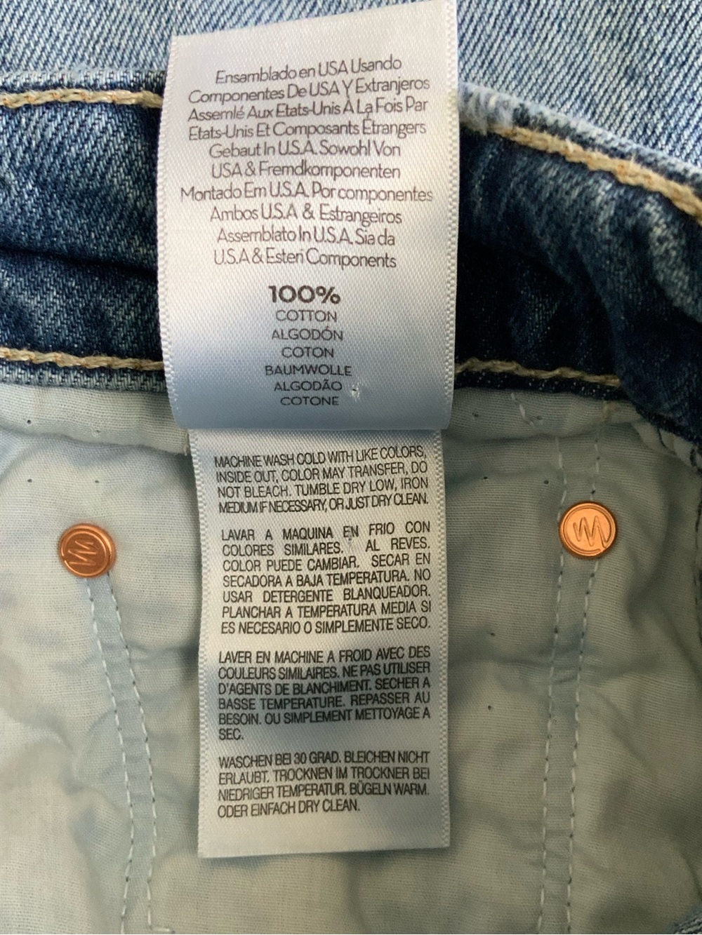 MOTHER SUPERIOR Jeans High Waisted Spinner Skimp Blue Size 27 - Picture 10 of 13